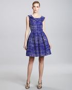 Naeem Khan Cutout-back Full-skirt Dress - Lyst
