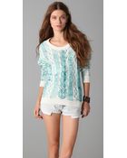 Torn By Ronny Kobo Quincy Hand Painted Sweater - Lyst