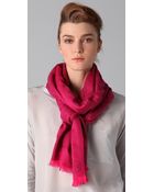 Tory Burch All Over T Scarf - Lyst