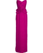 Notte By Marchesa Ruffled Silk-chiffon and Organza Gown - Lyst