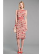 Oscar de la Renta Sleeveless Dress - Lyst