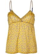 3.1 Phillip Lim Grey and Daffodil Printed Silk Top - Lyst