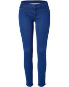 7 For All Mankind Indigo Super Skinny Jeans - Lyst