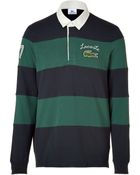 Lacoste Forest and Fir Striped Polo Shirt - Lyst