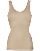 Spanx Nude Scoop Neck Top - Lyst