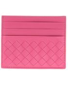 Bottega Veneta Intrecciato Leather Card Holder - Lyst