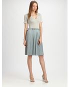 Maison Margiela Silk And Cotton Dress - Lyst