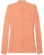 By Malene Birger Aicha Crepe Blouse - Lyst