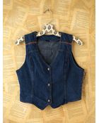 Free People Vintage Denim Vest - Lyst