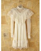 Free People Vintage Gunne Sax Lace Dress - Lyst