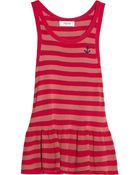 Sonia By Sonia Rykiel Striped Cotton-blend Top - Lyst