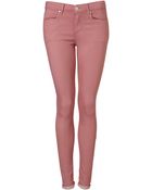 Moto Supersoft Skinny Leigh Jeans - Lyst