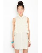 Nasty Gal Standard Issue Dress - Cream - Lyst