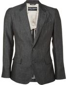 Dolce & Gabbana Slim-fit Linen Blazer - Lyst