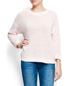 Mango Knit Jumper - Lyst
