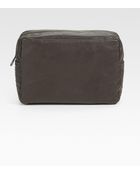 Bottega Veneta Leather Travel Case - Lyst