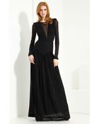 Burberry Prorsum Jersey Gown - Lyst