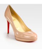 Christian Louboutin Leather Platform Pumps - Lyst