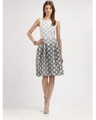 Oscar de la Renta Fringe-Trimmed Dress - Lyst