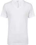 James Perse Solid V-neck T-shirt - Lyst