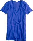 J.Crew Tissue V-neck Classic Tee - Lyst