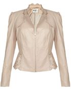 Alice By Temperley Libre Cropped Leather Jacket - Lyst