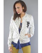 Wesc The Laika Fleece Jacket in White - Lyst