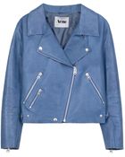 Acne Studios Rita Leather Biker Jacket - Lyst