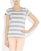 Aubin & Wills Lymore Striped Cotton-blend T-shirt - Lyst