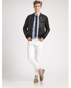 Band Of Outsiders Leather Jacket - Lyst
