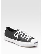 Converse Jack Purcell Helen Leather Sneakers - Lyst