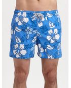 Gant Rugger Floral Swim Trunks - Lyst