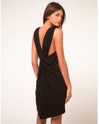 ASOS Collection Asos Vest Dress with Drape Back - Lyst