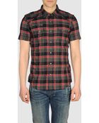Diesel Short Sleeve Shirts - Lyst
