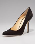 Oscar de la Renta Nikita Suede Pump - Lyst