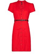 Mango Shirt Dress - Lyst