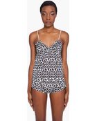 3.1 Phillip Lim Leopard Print Ruffle Camisole - Lyst