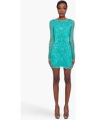 Matthew Williamson Long Sleeve Lace Dress - Lyst