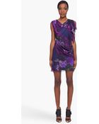 Matthew Williamson Draped Silk Dress - Lyst