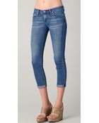 Ag Adriano Goldschmied Stilt Roll Up Jeans - Lyst