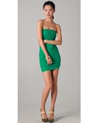 Alice + Olivia Austin Goddess Draped Dress - Lyst