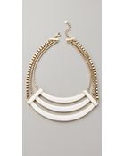 Belle Noel Enameled Collar Necklace - Lyst