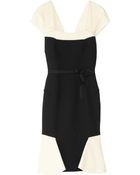 Roland Mouret Annabelle Paneled Crepe Dress - Lyst