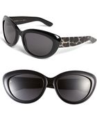 Saint Laurent Cats Eye Sunglasses - Lyst