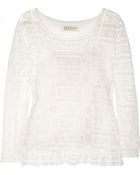 Textile Elizabeth And James Bennet Lace Top - Lyst