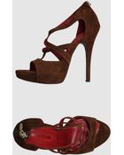 Cesare Paciotti Platform Sandals - Lyst