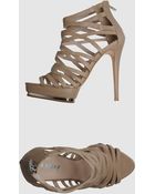 Le Silla Platform Sandals - Lyst