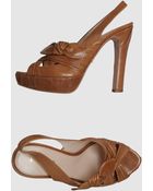 Prada Platform Sandals - Lyst