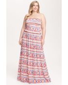 Rachel Pally Talmadge Strapless Maxi Dress - Lyst