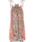 Isabel Marant Vick Printed Silk-georgette Dress - Lyst